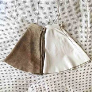 American Apparel Leather Circle Skirts